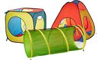 8 In 1 Pop Up Children Play Tent House With 4 Tunnel  4 Tents For Boys