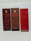 Vintage Matchbook Cover - Set 3 X  Hotel Pfister Milwaukee Wisconsin Wi Downtown