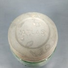 Vintage Masons 1 Quart 1858 Green Tint Glass Jar W  Lid Maltese Cross