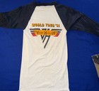 Vtg 1981 Van Halen Worldwide Tour Concert Tshirt Shirt Long Sleeve 2sided Jersey