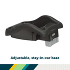 Safety 1st Infant Car Seat Base  Adjustable Stay-in-car Base  Black  Unisex  New