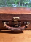 Antique Doctor   s Leather Medical Bag Kit W  Glass Syringe   Bottles C 1930s   40s