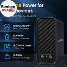 1000va 600w Lithium Ups Battery Backup   Surge Protector  Backup Battery Power S