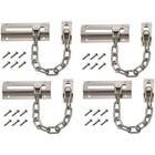 4pcs Steel Chain Door Guard Security Lock Child Safety Latches Home Protection