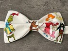 Custom Mens Grinch Ruins Christmas Bow Tie Pre-tied Adjustable Handmade