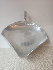 Vintage Buenilum Hand Wrought Aluminum Leaf Serving Tray Hammered 9   x 9 5   