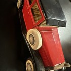 Vintage Japan Tin Touring Toy Car N-1929 Red And Black