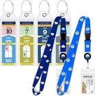 Royal Caribbean Luggage Tag Holders 4 Pack  Royal   Navy Blue