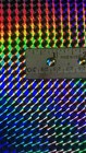 Silver 1 4 Inch Holographic Mosaic Prism Sign Plotter Vinyl Film