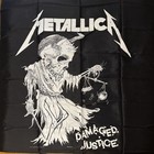 Vintage 1989 90 Metallica Damaged Justice    doris    Wall Tapestry concert Flag