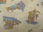 Cotton Quilt Fabric Novelty Child Teddy Bear Prince On White 1yd 7  X 44