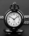 Vintage Style Steampunk Crow Pocket Watch Men Women Quartz Antique Style Gift