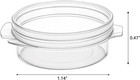 100 Pcs Plastic Cosmetic Jars  5g Makeup Sample Containers With Snap