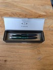 Vintage Parker Frontier Pen And Pencil Gift Set In Original Box Green 