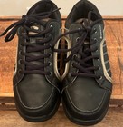 Brunswick Captain Mens Size 8 Bowling Shoes Black Bronze Flexslide Lace Up