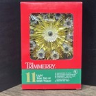 Vintage retro The Trimmer 11 Light Tree Topper Or Wall Plaque Gold Tinsel Nib