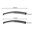 4pcs For 2019-2024 Toyota Corolla Window Visors Sun Shade Vent Rain Guard