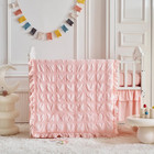 Ruffled Crib Bedding Set Baby Boho Quilted Comforter With Fitted Sheet And Bed S
