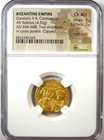 Constans Ii   Constantine Iv Gold Av Solidus 654-668 Ad  Certified Ngc Choice Au