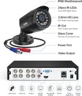 Zosi 5mp Lite 8ch Dvr 1080p Outdoor Security Camera System With Hard Drive 1tb