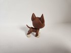 Littlest Pet Shop 1519 Great Dane Brown Dog Figure 2007 Hasbro