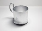Old Vintage Soviet Aluminum Cup Holder Tea Filigree Hot Glass Coasters Ussr