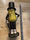 Mr  Peanut Cast Iron Piggy Bank Banker Metal Patina Planters Peanuts Collector 