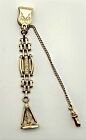 Victorian Pocket Watch Chain And Wax Stamp Fob   Excellent     
