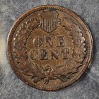 1892 Indian Head Cent Penny 1c Vg Very Good Bronze Antique 19th Century Us Coin