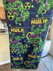 The Incredible Hulk Reversible Sleeping Bag 30 x57    Duffel Bag Vintage Marvel