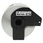 Brother P-touch Dk1247 4 07  X 6 4  Label Tape - Black On White New