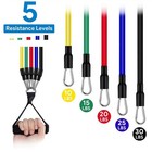 11pcs Resistance Bands Home Workout Exercise Crossfit Fitness Training Gym Tube