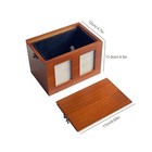 Pet Urns For Dogs Wooden Pet Cremation Urn With Photo Frame Funeral Memorial    
