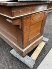 Wow      Vintage Country Store Oak Counter 10    L X 32 5    H X 29    D - Shelf   Floor