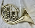 Cg Conn 8d Nickel Silver Double French Horn 1966