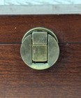 Vintage The Bombay Company Mahogany Wood Jewelry Storage Chest 1998 