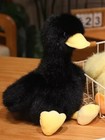 Black Baby Duck Plush Toy 13  Stuffed Animal Toddler Doll Gift For Kids