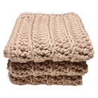 Handmade Crochet Washcloths  100  Cotton Washcloths  Set Of 3  Dish Towels  Baby