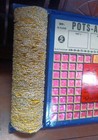 Vintage Punch Board Bingo Jumbo Pots-a-plenty Casino Trade Stimulator  Unpunched