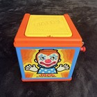 Vintage Jack In The Music Box 1976 Mattel Clown Pop Goes The Weasel  Sound Works