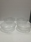 Arcoroc France Aspen Set Of 4 Soup  Salad Bowls 7    Glass Round