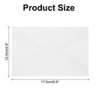 30 Pack Vellum Jackets 5x7 Inch Vellum Paper Pre-folded Rhomb Vellum Envelope   