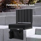 Stadium Seat Portable Folding Padded Stadium Seats For Bleacher Chair Cup Holder