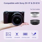 40 5mm 0 75x Mini Wide Angle Conversion Lens w macro   For Sony Zv-1f Zv-e10    