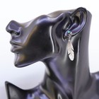 Navajo Native American Sterling 925 Silver Earrings Turquoise Feather Dangles