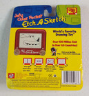2002 Ohio Art Company Red Jelly Color Pocket Etch A Sketch Drawing Toy New