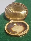 Vintage Estee Lauder Youth Dew Solid Perfume Compact Lady  Cameo Collectible
