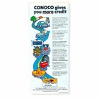 Vintage Conoco Paper Road Map 1970 Indiana