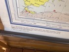Original  School Charts Map The World After World War I  1918 - Large Print 1962