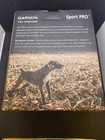 New - Garmin - Sport Pro Dog Collar Training Device   Bark Control 010-01205-00 